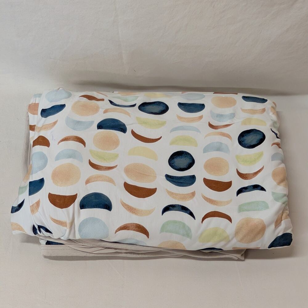 Little Sleepies Luna Neutral Cloud Baby/Toddler Blanket 37" Square
